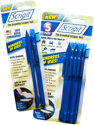 Scrigit Scraper 2-pack and 5-pack