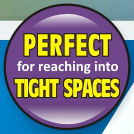 Reach tight spaces graphic