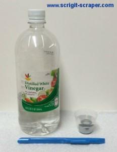 vinegar used to clean aerator
