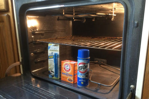 Cleaning oven supplies