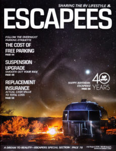 Escapees magazine cover