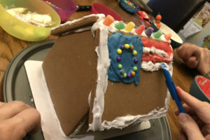 Gingerbread house with Scrigit Scraper